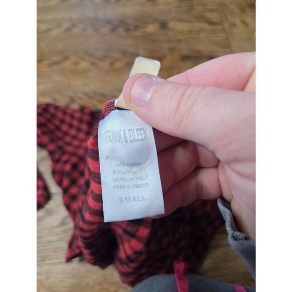 Frank&Eileen Eileen Black &redbuffalo plaid sz Small - Picture 5 of 5